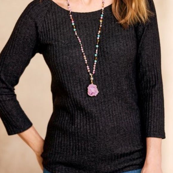 Veda Ribbed Top - Picture 2 of 8